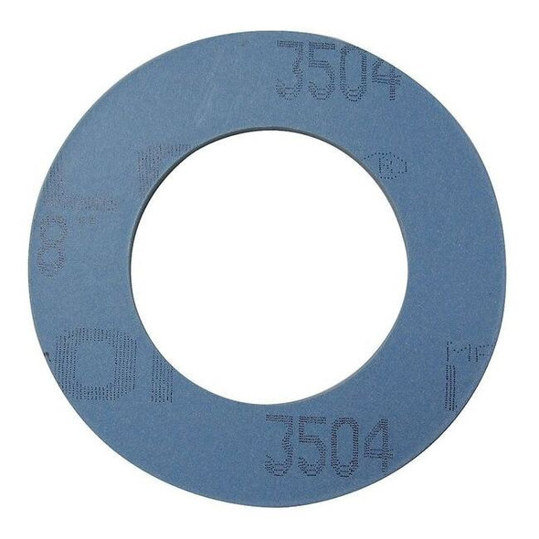 Garlock Flange Gasket,1/2 in.,1/16 in.,Blue,PTFE 3504RG-0150-062-0050