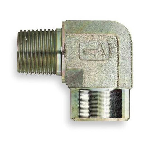 Eaton Aeroquip Hose Adapter,1/8",NPTF,1/8",NPTF 2089-2-2S