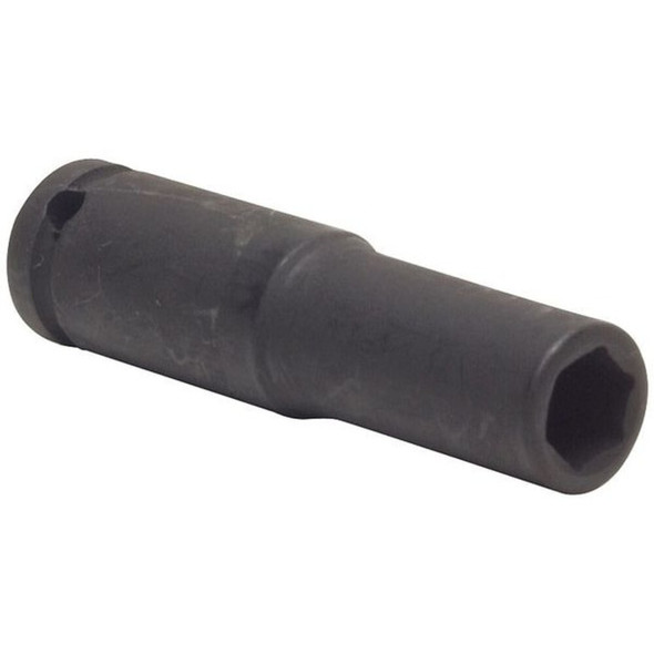 Westward 1-4 in Drive Impact Socket 7 mm Size 6 pt Deep Depth, Black Oxide 4LXX8