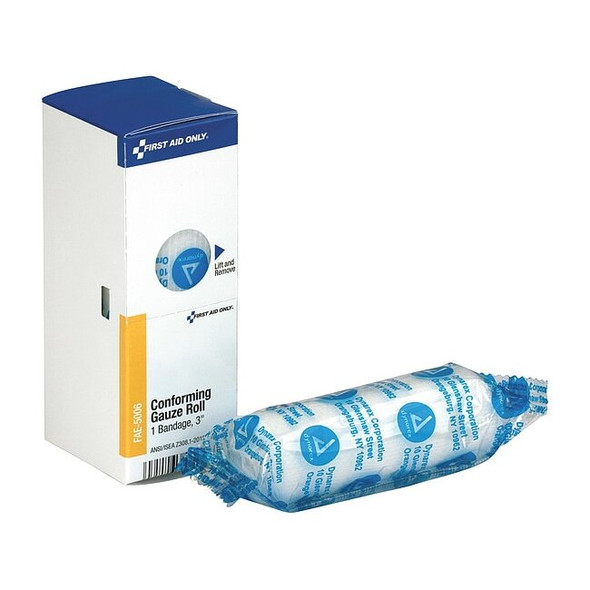 First Aid Only First Aid Kit Refill,3" Conforming Gauze Roll, 1 Per Box FAE-5006