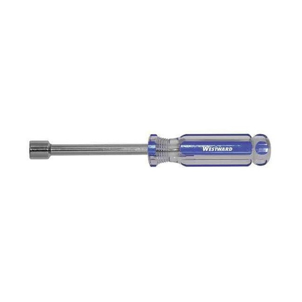 Westward Nut Driver,Metric,Solid Round,10.0mm 401L32