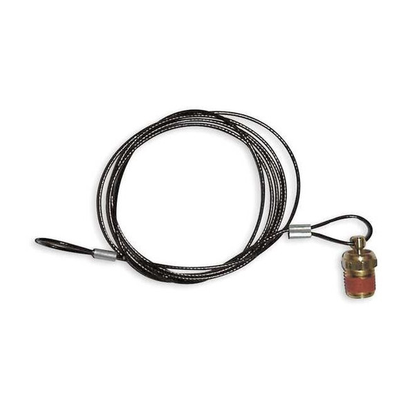 Control Devices Drain Pull Valve, 1/4" NPT Inet, 200 PSI DP25-1A060