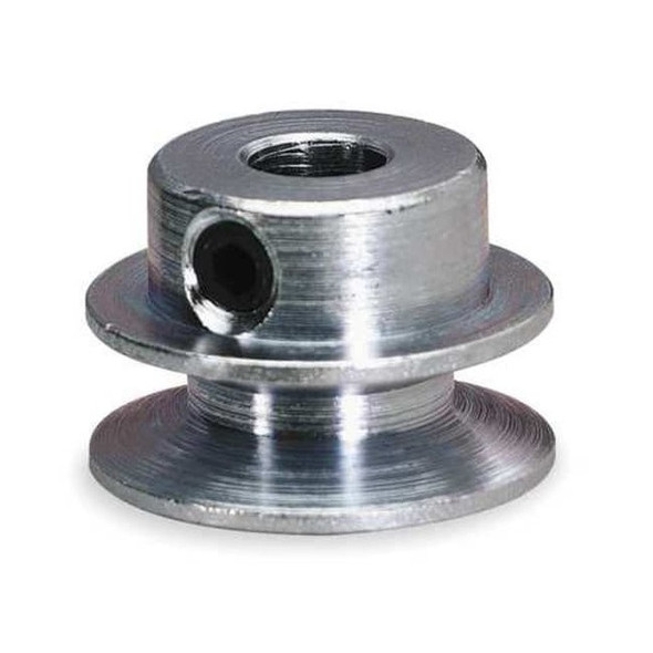 Dayton 1/4" Fixed Bore 1 Groove O-Ring Pulley 0.88 in OD 1X459