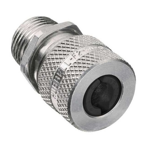 Hubbell Wiring Device-Kellems Liquid Tight Connector,1/2 in.,Black SHC1016