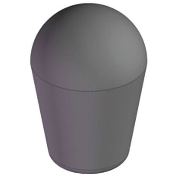 Shift Knob, 5/16-18 Thread Size, 2"L, Steel