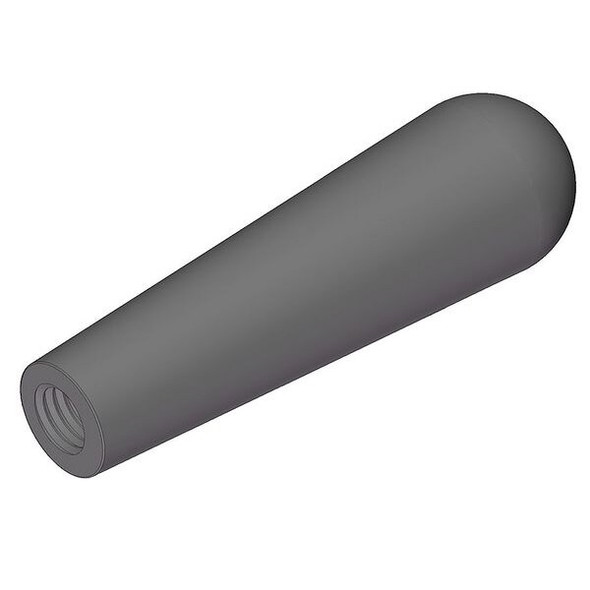 Long Tapered Knob, 1/2-13 Thread Size, 3.875"L, Steel