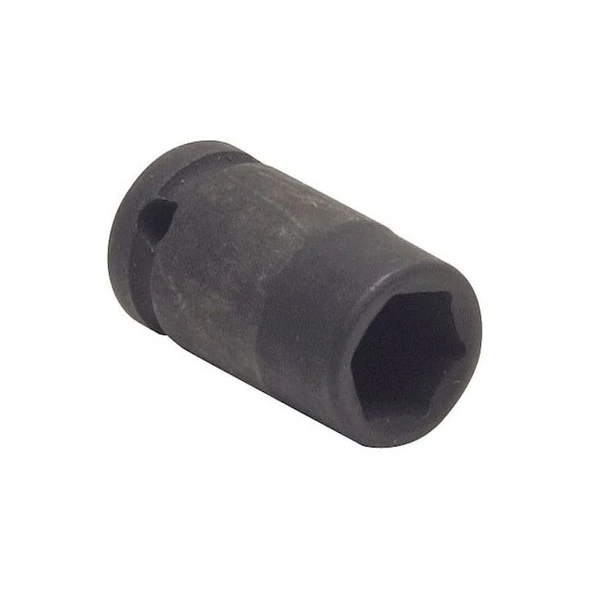 WESTWARD 3/8 in Drive Impact Socket Standard Socket, Black Oxide,12 mm
