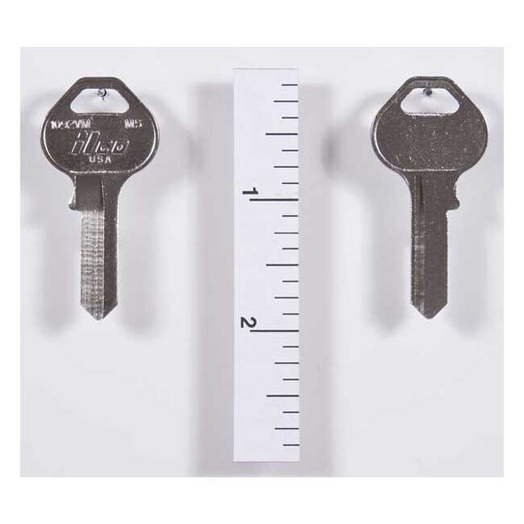 Kaba Ilco Key Blank, M5,Brass, PK10 1092VM-M5