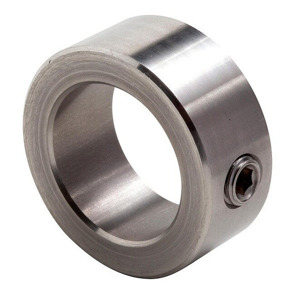 Climax Metal Products Shaft Collar,Set Screw,1Pc,7/16 In,SS C-043-S