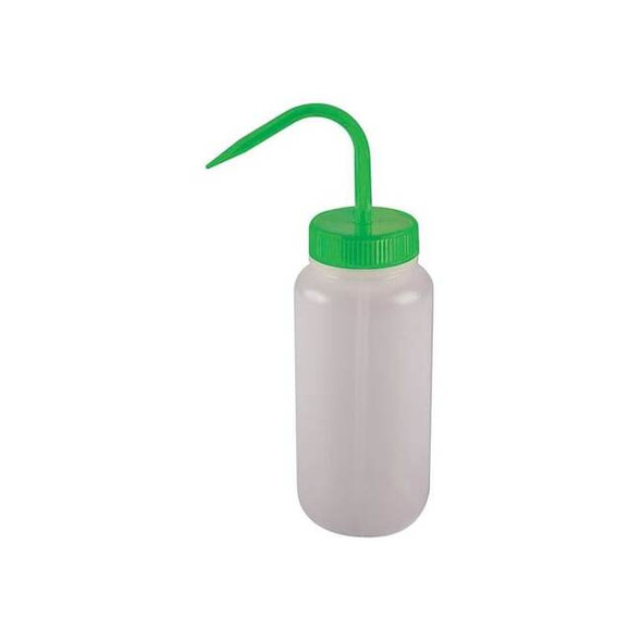 Manufacturer Varies Wash Bottle, Standard Spout, 8 oz., Green 6FAU1