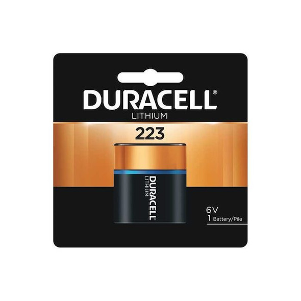 Procell Battery, 223, Lithium, 6V DL223ABPK
