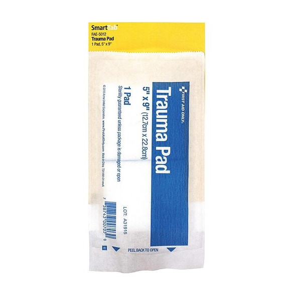 First Aid Only First Aid Kit Refill,5"X 9" Trauma Pad, 1 Per Bag FAE-5012