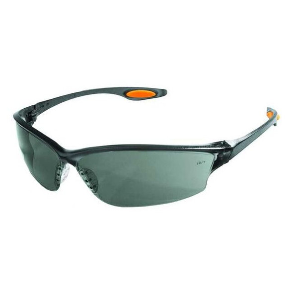 Oxulux, Safety Glasses, Anti-Scratch, Gray Lens, Gray Frame, Frameless