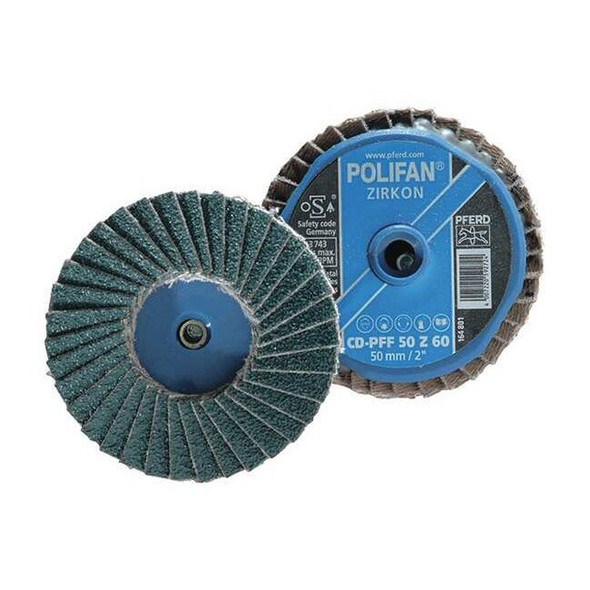 Pferd Tools 2" POLIFAN Mini Flap Disc - Flat - Zirconia - 40 Grit 42814