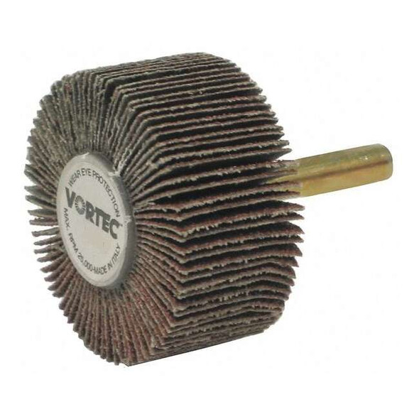 Weiler 1"x1"x60AO Wolverine Coated Abrasive Flap Wheel 1/4" Stem 30720V
