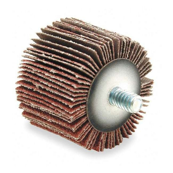 Arc Abrasives Flap Wheel,AO,1-1/2x1x1/4-20 Shank,120G 12192