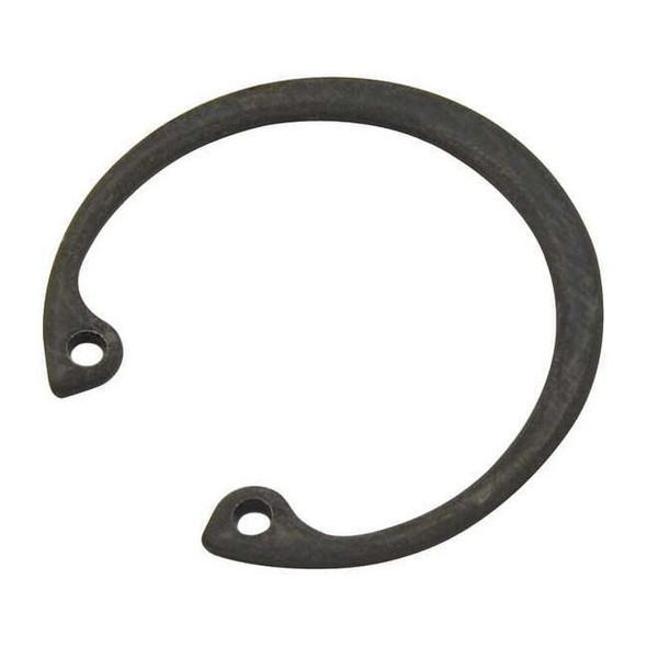 Internal Retaining Ring, Steel, Black Phosphate Finish, 9 mm Bore Dia., 100 PK