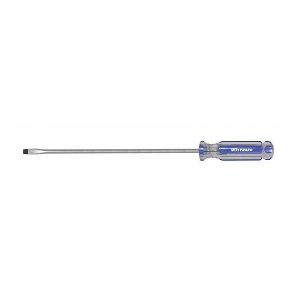 Westward Magnetic Tip Slotted Screwdriver 1/8 in Round 401M04