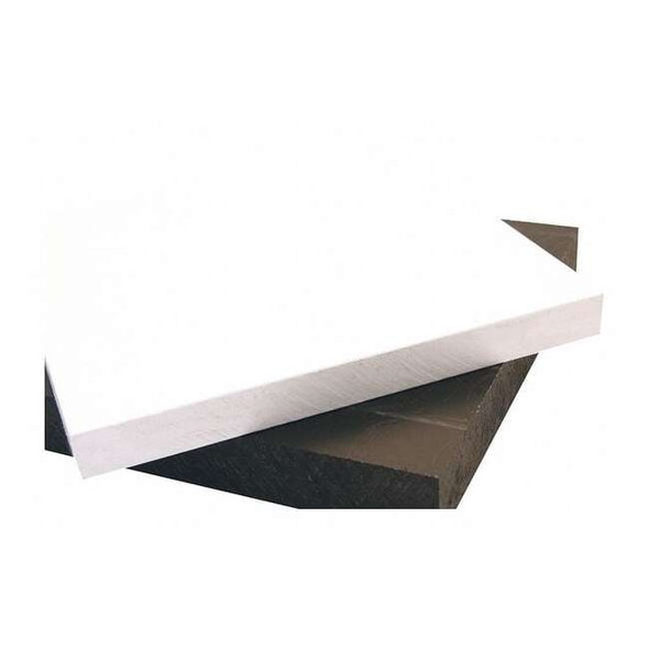 Manufacturer Varies Black HDPE Sheet Stock 48" L x 12" W x 0.063" Thick 1ZAX2
