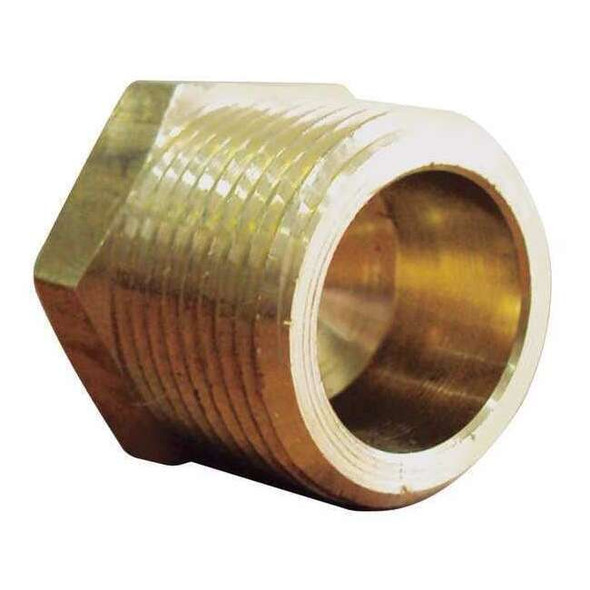 Manufacturer Varies Hex Head Plug Brass Hex Head Plug, 10 PK 6AZA6