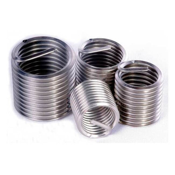Helical Insert, Free-Running, M22-1.50 Thrd Sz, Stainless Steel