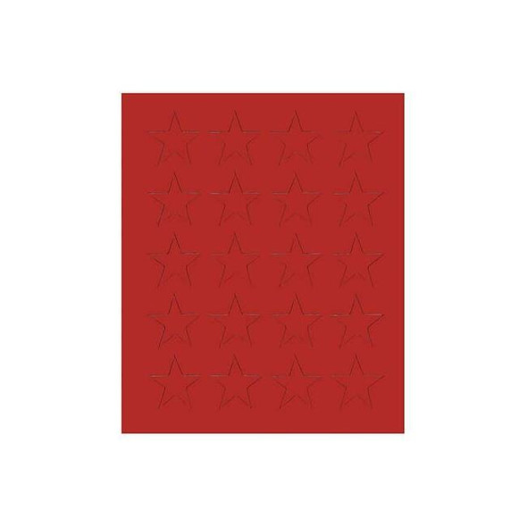 Magna Visual Magnetic Stars,3/4 In. W,Red,PK20 FI-523