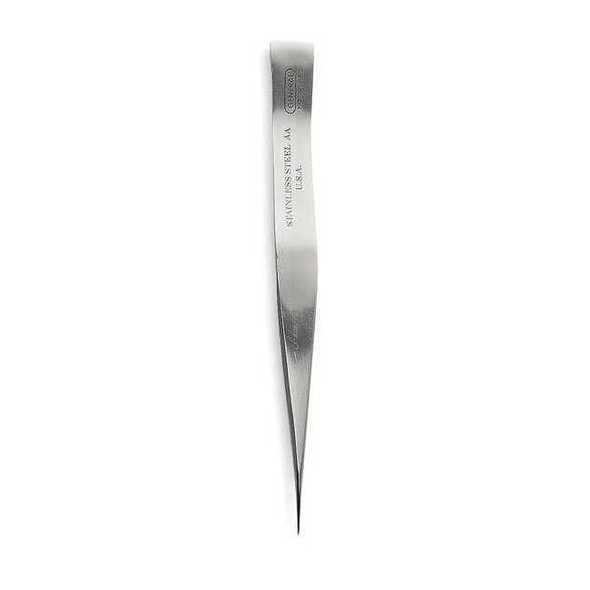 General Tools Tweezers,SS,Straight,5"L 3G957