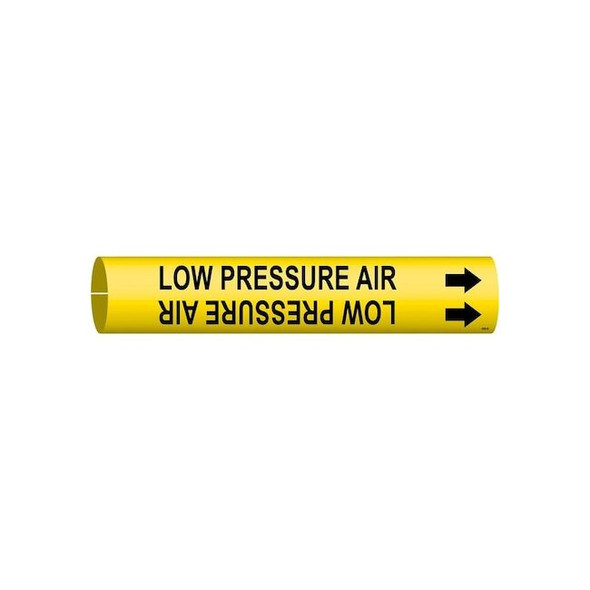 Brady Pipe Mrkr,Low Pressure Air,3/4to1-3/8 In 4090-A