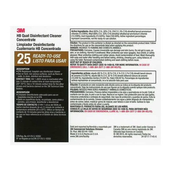 Tolco Secondary Bottle Label,Gloss Paper,PK12 340425