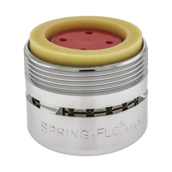 2.2 gpm Outlet, 15/16 in - 27, 55/64 in - 27 Thread Size, Chrome, Brass