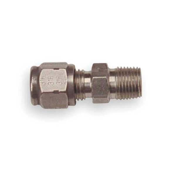 Tempco Compression Fitting,Non-Adj,1/8NPT,L 1/4 FTG-154-107