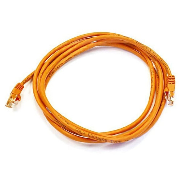 Monoprice Patch Cord,Cat 5e,Booted,Orange,7.0 ft. 2143
