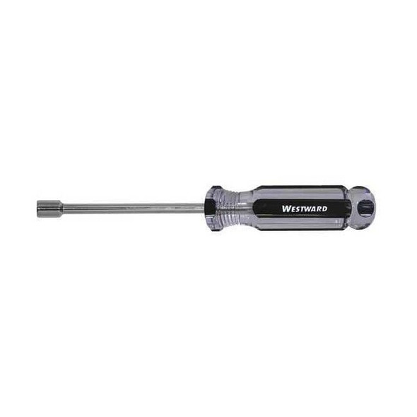 Westward Nut Driver,SAE,Solid Round,3/16" 401L19