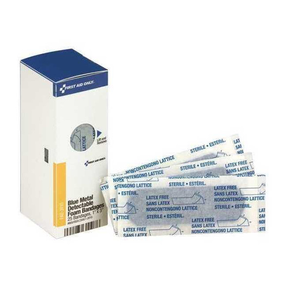 First Aid Only Adhesive Bandage, Paperboard Box, 25 Components FAE-3110