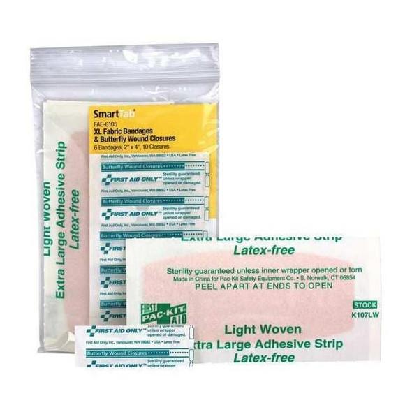 First Aid Only Wound Seal, Plastic Bag, 16 Components FAE-6105