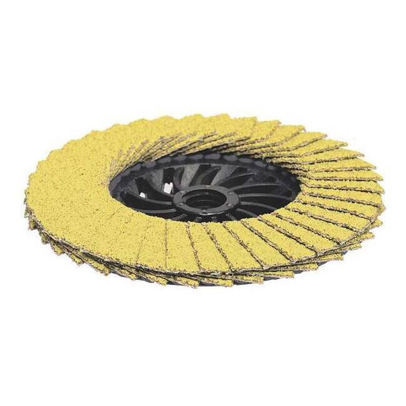 4-1/2" x 5/8"-11 Hard Edge Performance Coated PREDATOR Nylon Flap Disc, 120 Grit