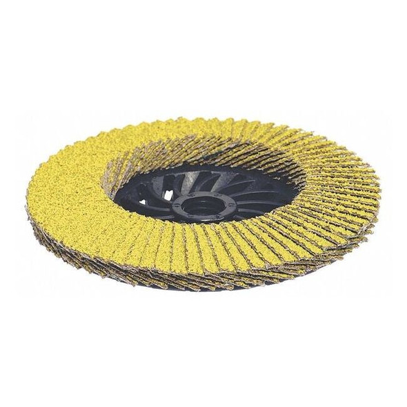4-1/2" x 5/8"-11 Hard Edge PREDATOR Nylon Flap Disc, 36 Grit