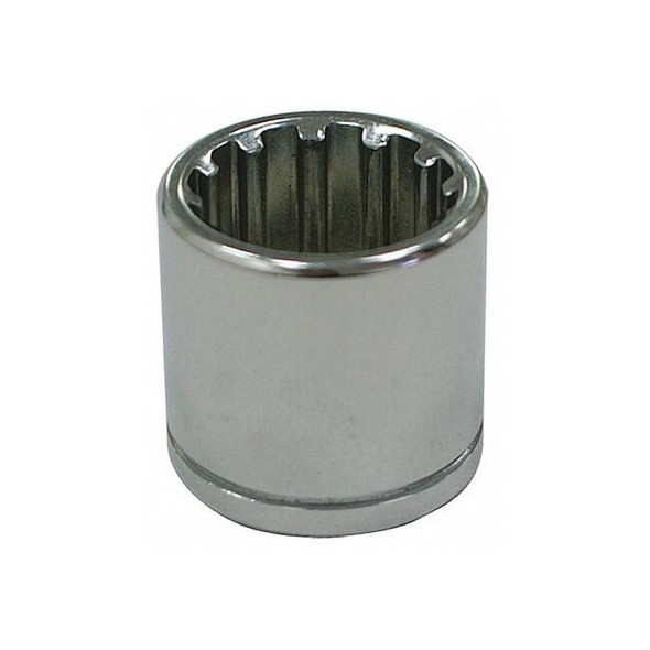 Westward 1/4 in Drive, 9mm Spline Metric Socket, 12 Points 33M330