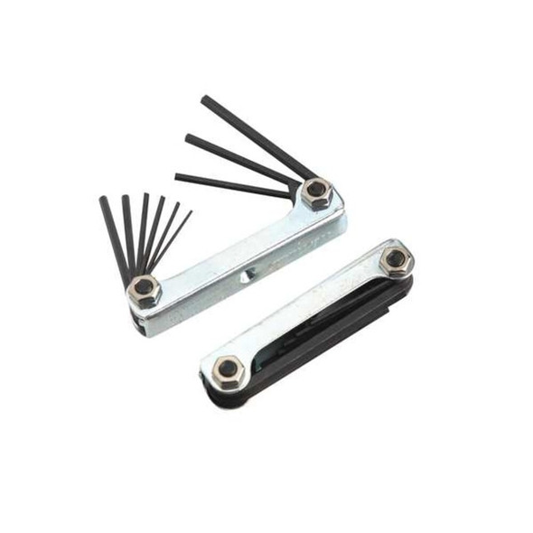 Westward 16 Piece Metric-SAE Plain Folded Key Set, 4YR73 4YR73