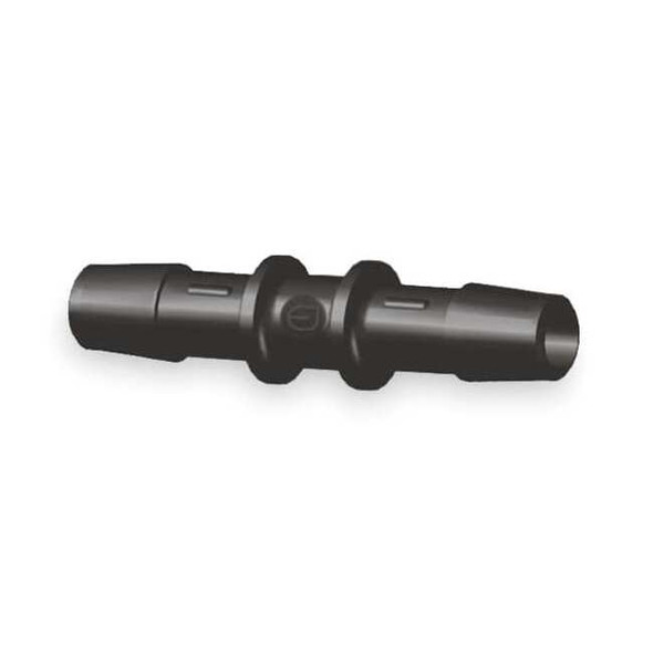 Eldon James Straight Coupler, 1/4In, Barbed, Nylon, PK10 C0-4BN