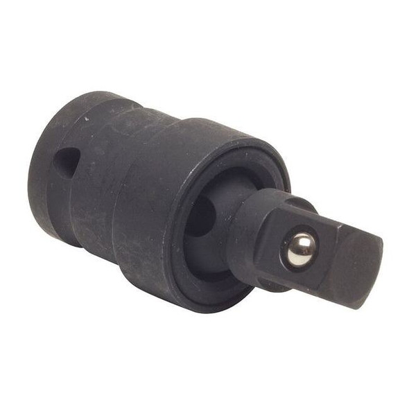 Westward 1/2 in Drive Universal Joint, SAE, Black Oxide, 2 1/2 in L 4LZD4