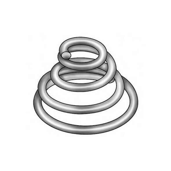 Manufacturer Varies Compress Spring,Conical,SS,1 1/4x0.85 1NDL3