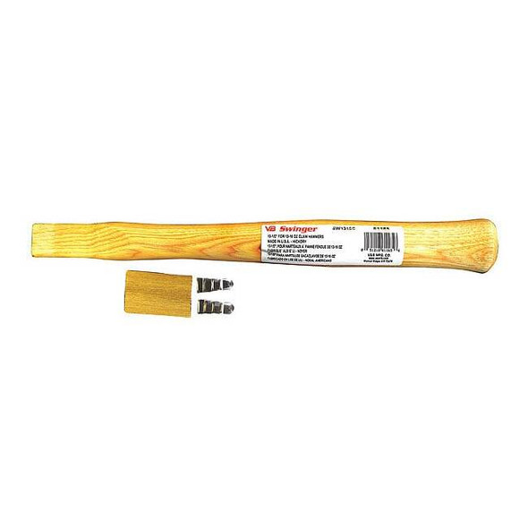 Vaughan Nail Hammer Handle,13 In Hickory 61165