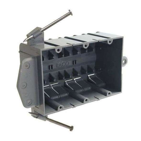 Electrical Box, 44 cu in, Cable Box Type, 3 Gangs, PVC, Rectangular Shape