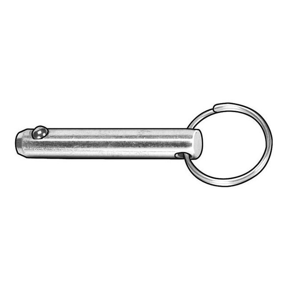 Manufacturer Varies Ring Pin, 1-5/16 in Usable L, Steel, 10 PK 30-02