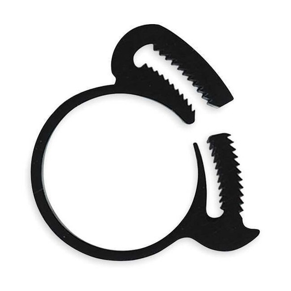 Eldon James Mini Clamp,3/8 In Min Dia,Black,PK10 HC-BB-10PK