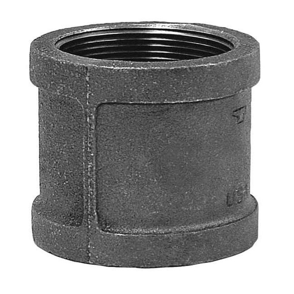 Anvil Coupling Coupling, 1/2" Pipe, FNPT, Malleable Iron, Class 150 0310080205