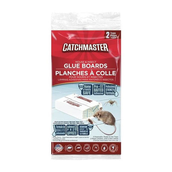 Catchmaster Glue Trap,8-1/2 In. L,5-1/4 In. W,PK2 36-72