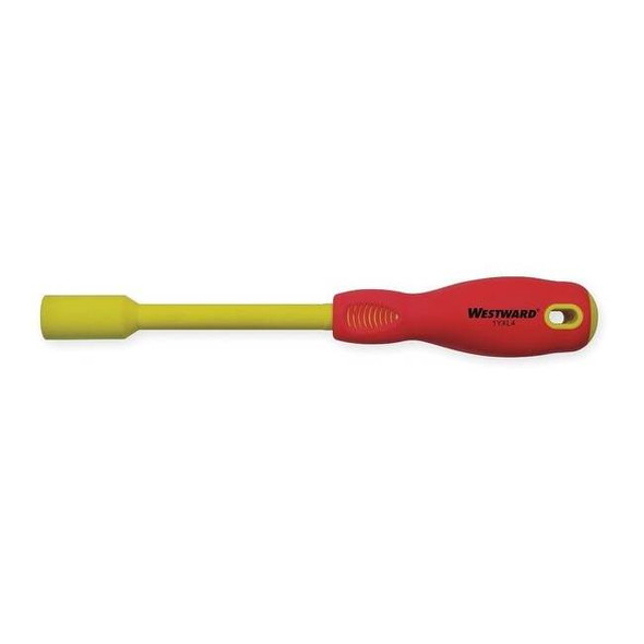 Westward Nut Driver,7/16 in.,Hollow,Ergo,Ins,5 in 1YXL4
