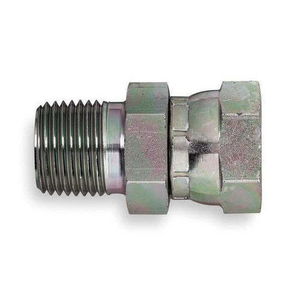Eaton Aeroquip Hose Adapter,3/8",NPSM,3/8",NPTF 2045-6-6S